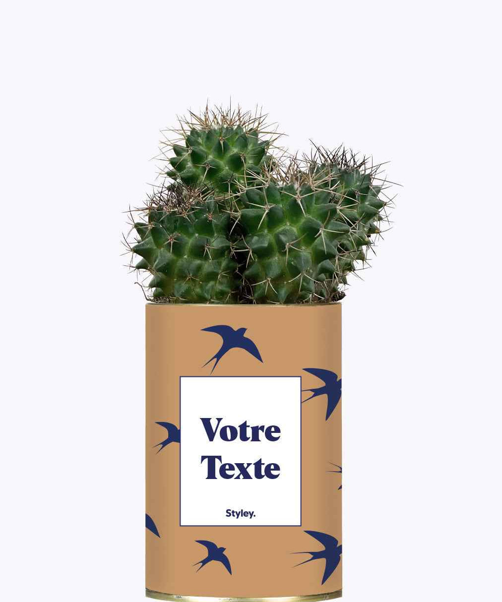 Cactus Hirondelles - Personnalisable