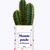 Mamie poule personnalisable - Cactus