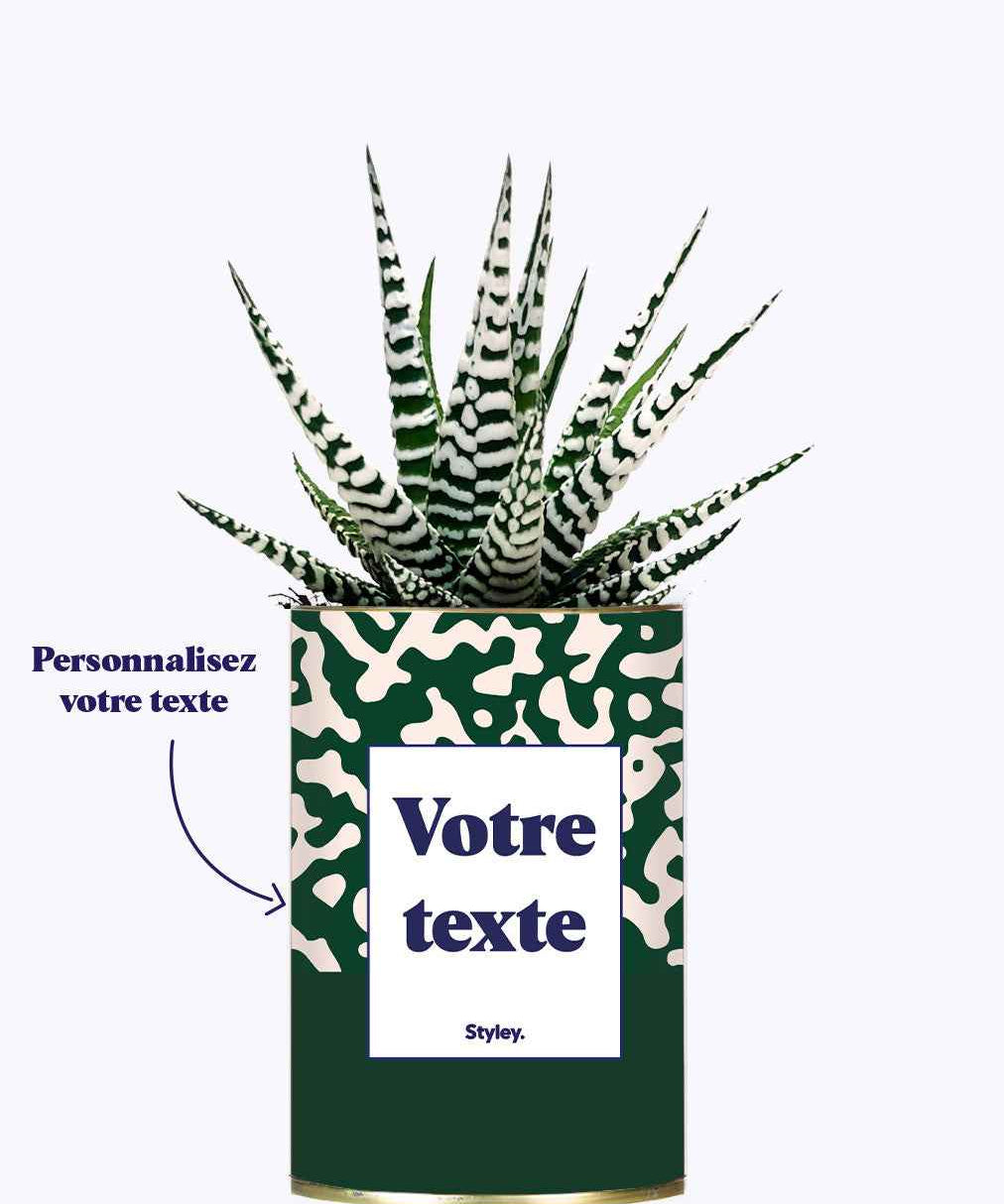 Pattern vert - Plante personnalisable