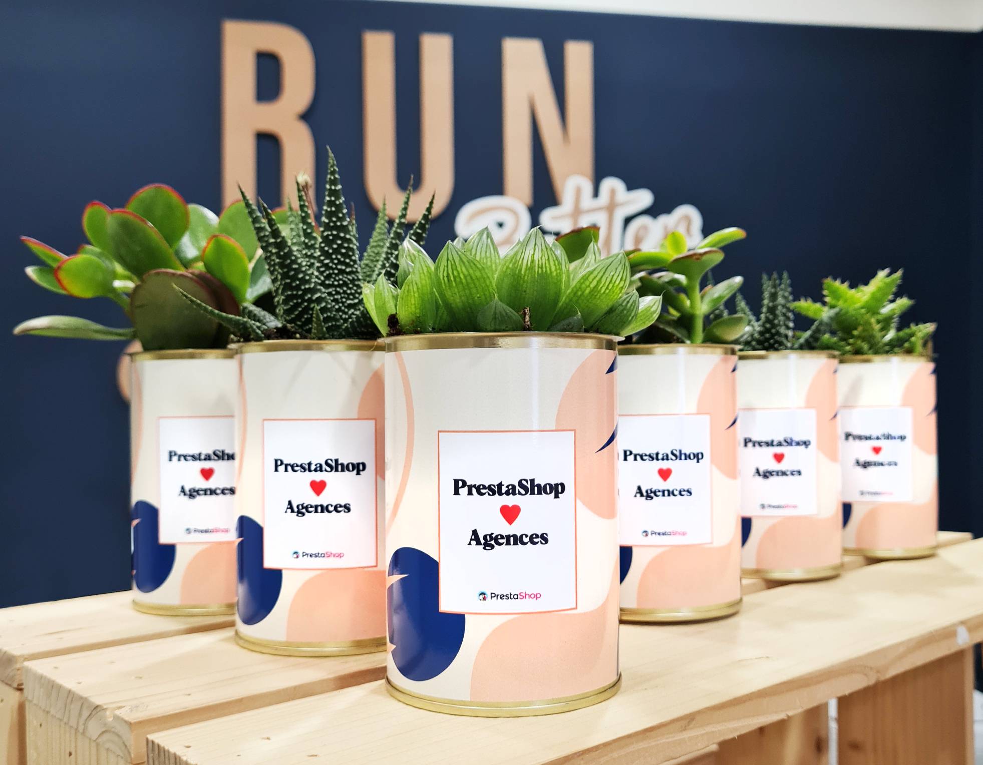 Plantes personnalisées cadeau d’entreprise 