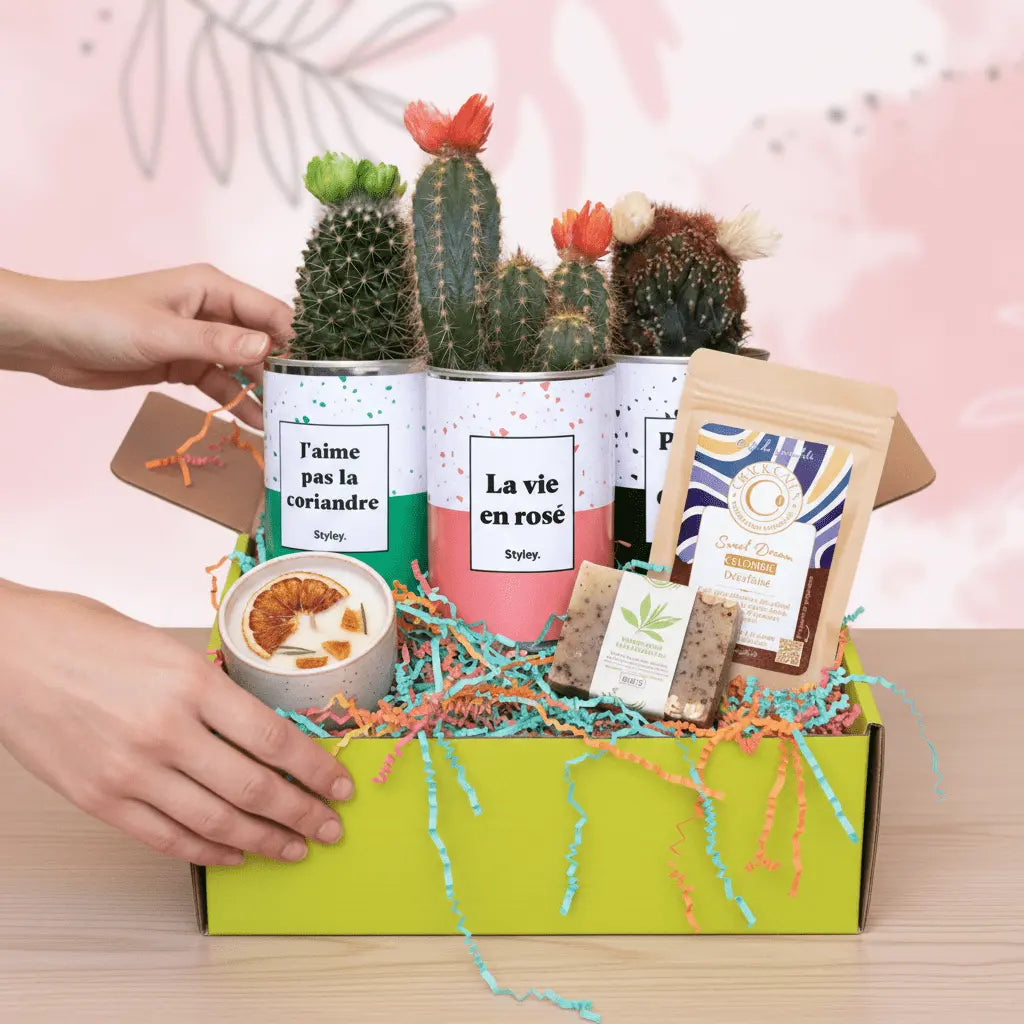 Créer une box cadeau végétale