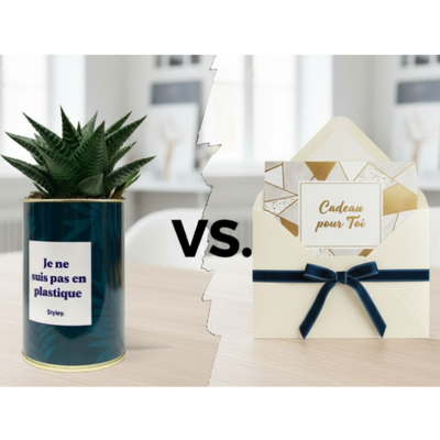 Plante en pot ou carte cadeau : laquelle offrir ?
