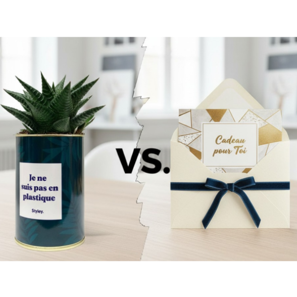Plante en pot ou carte cadeau : laquelle offrir ?