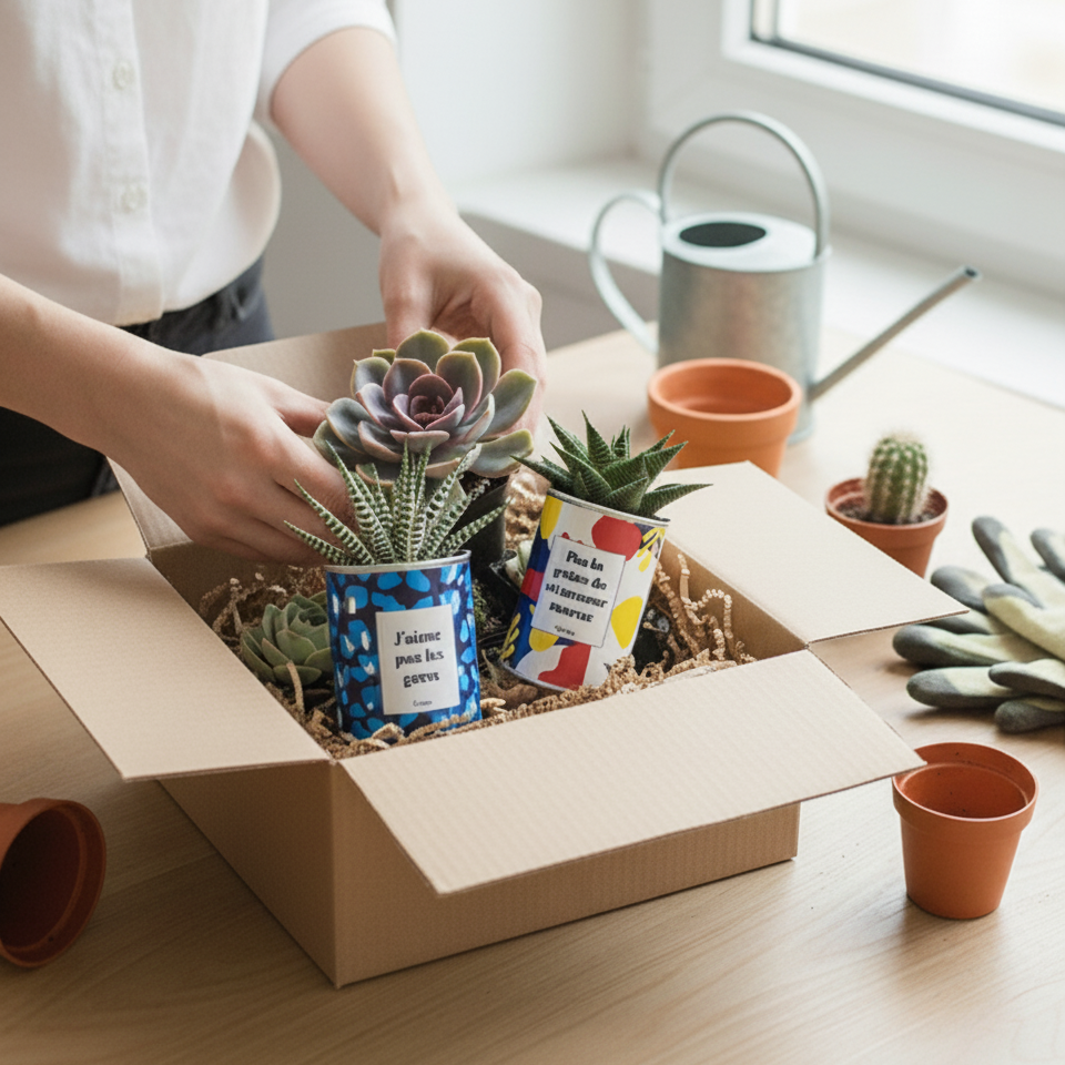 Plantes grasses reçues par colis : les bons gestes et les erreurs à éviter