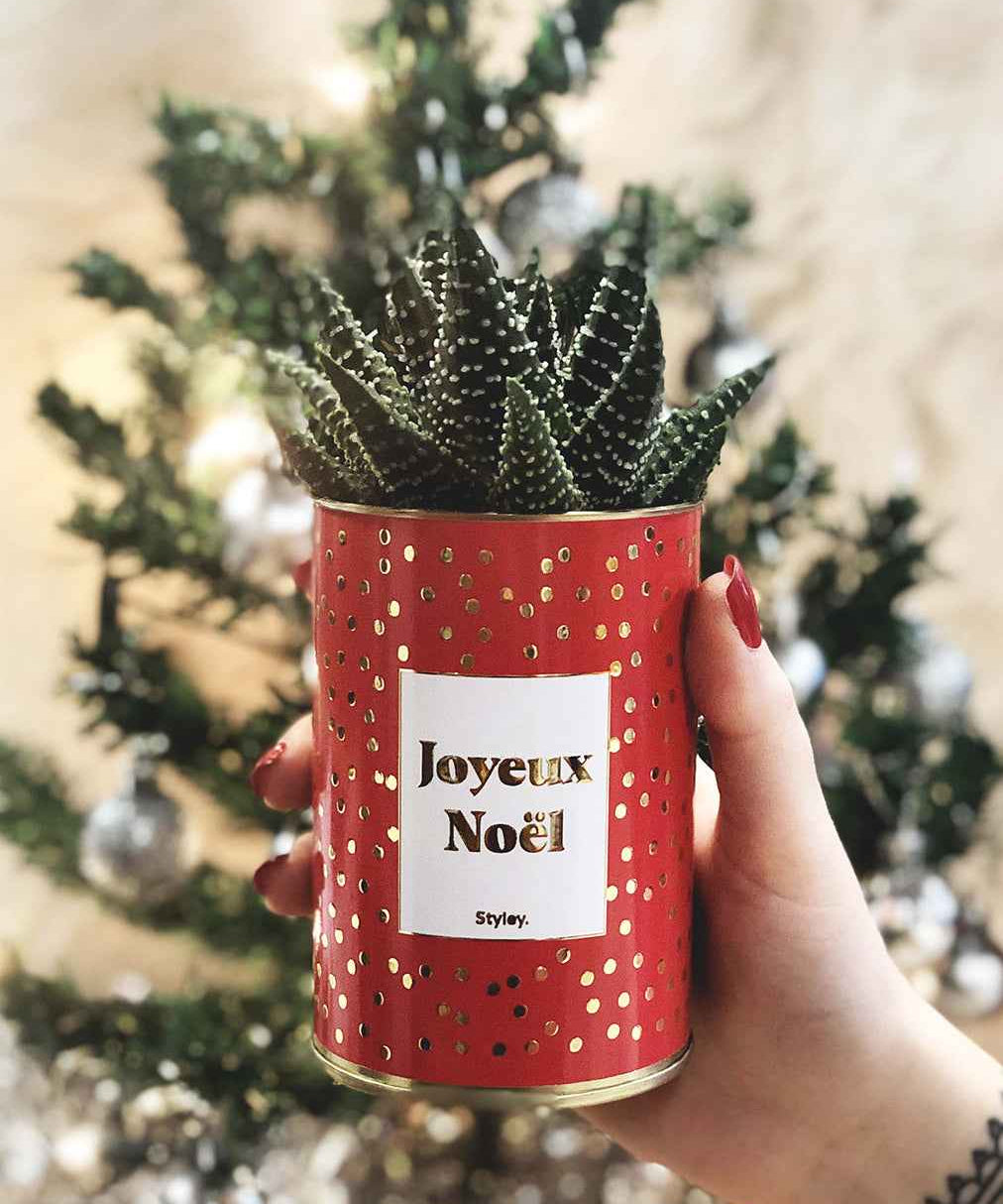 Joyeux Noël - Cactus - Finition doré