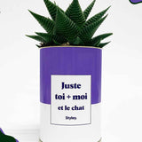 Toi + moi et le chat - Cactus