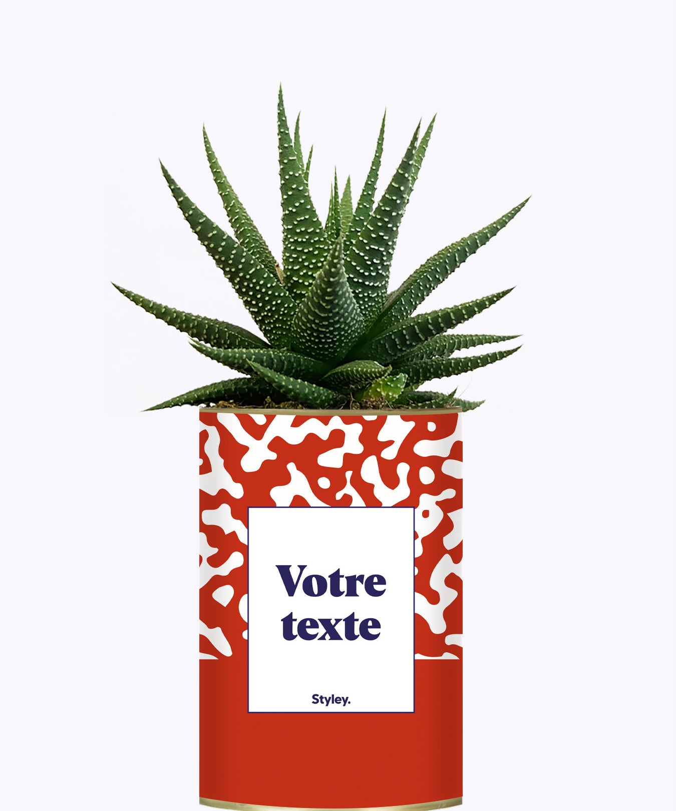 Pattern rouge - Plante personnalisable