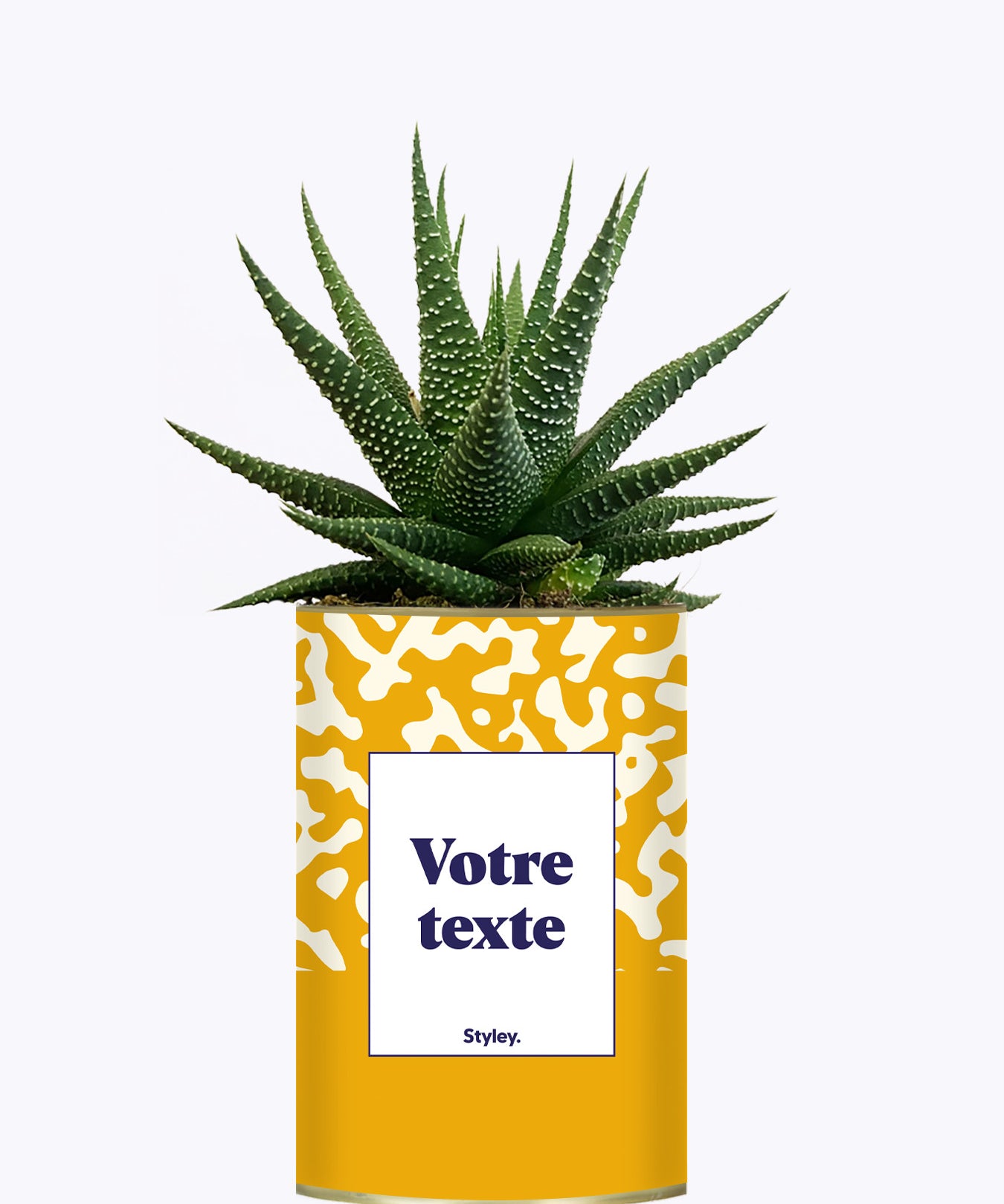 Pattern jaune - Plante personnalisable