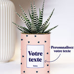 Coeurs poudrés - Personnalisable