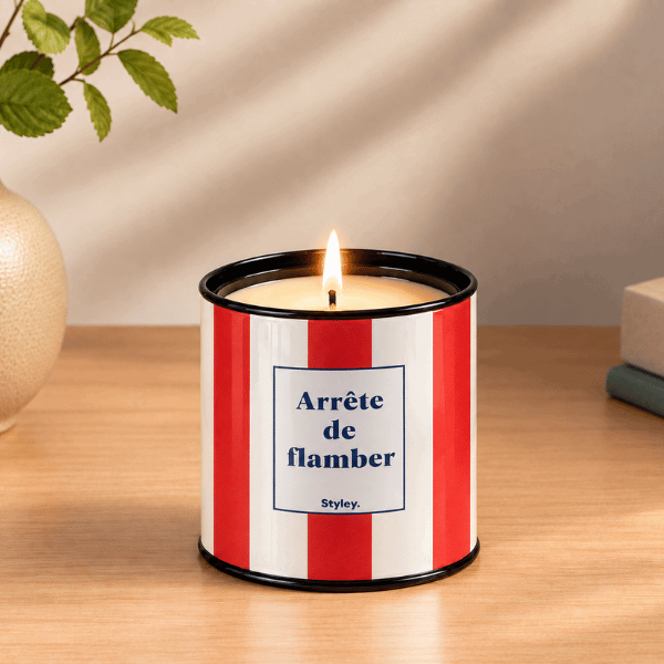 Arrête de flamber - Bougie Parfumée
