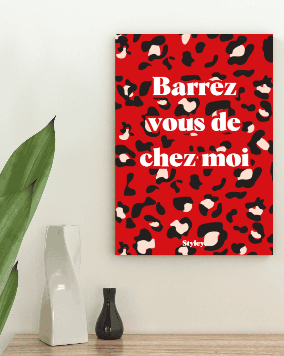 Barrez vous de chez moi - Affiche Affiche seule
