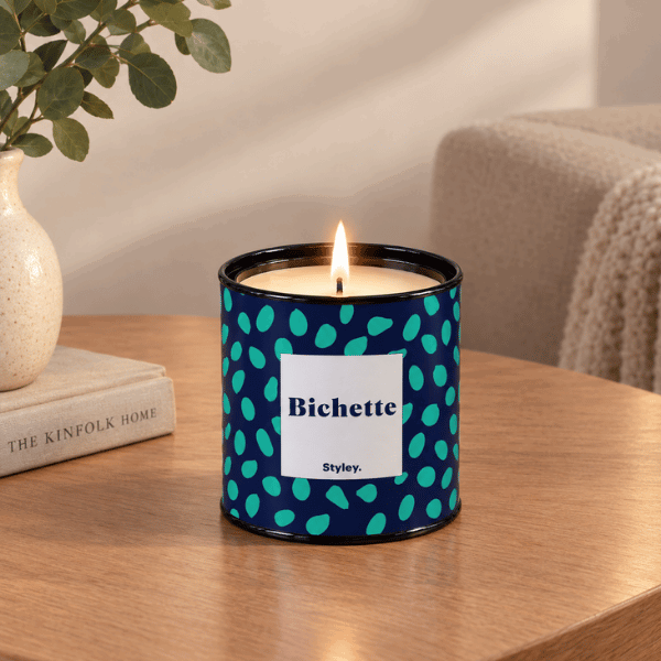 Bougie parfumée Bichette en pot métal