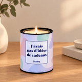 J'avais pas d'idées de cadeaux - Bougie Parfumée