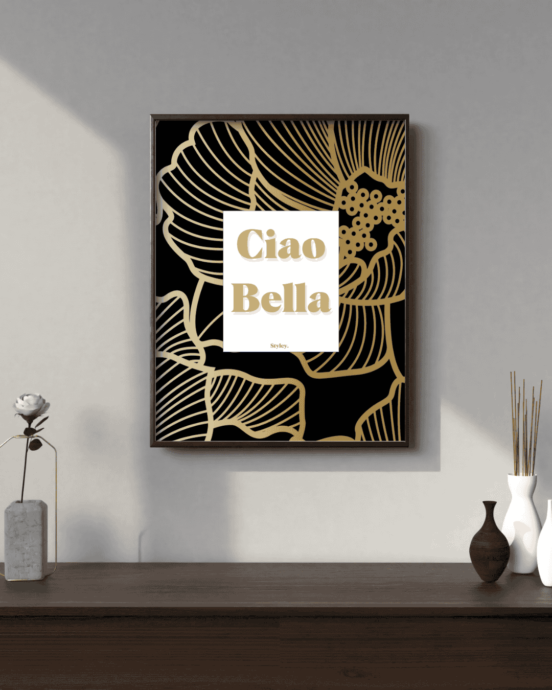 Ciao Bella - Affiche Affiche avec cadre