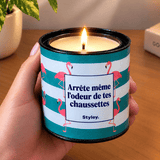 Flamants roses - Bougie Personnalisable