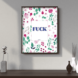 Fuck - Affiche Affiche avec cadre