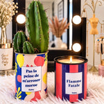 cactus et bougie flamme fatale