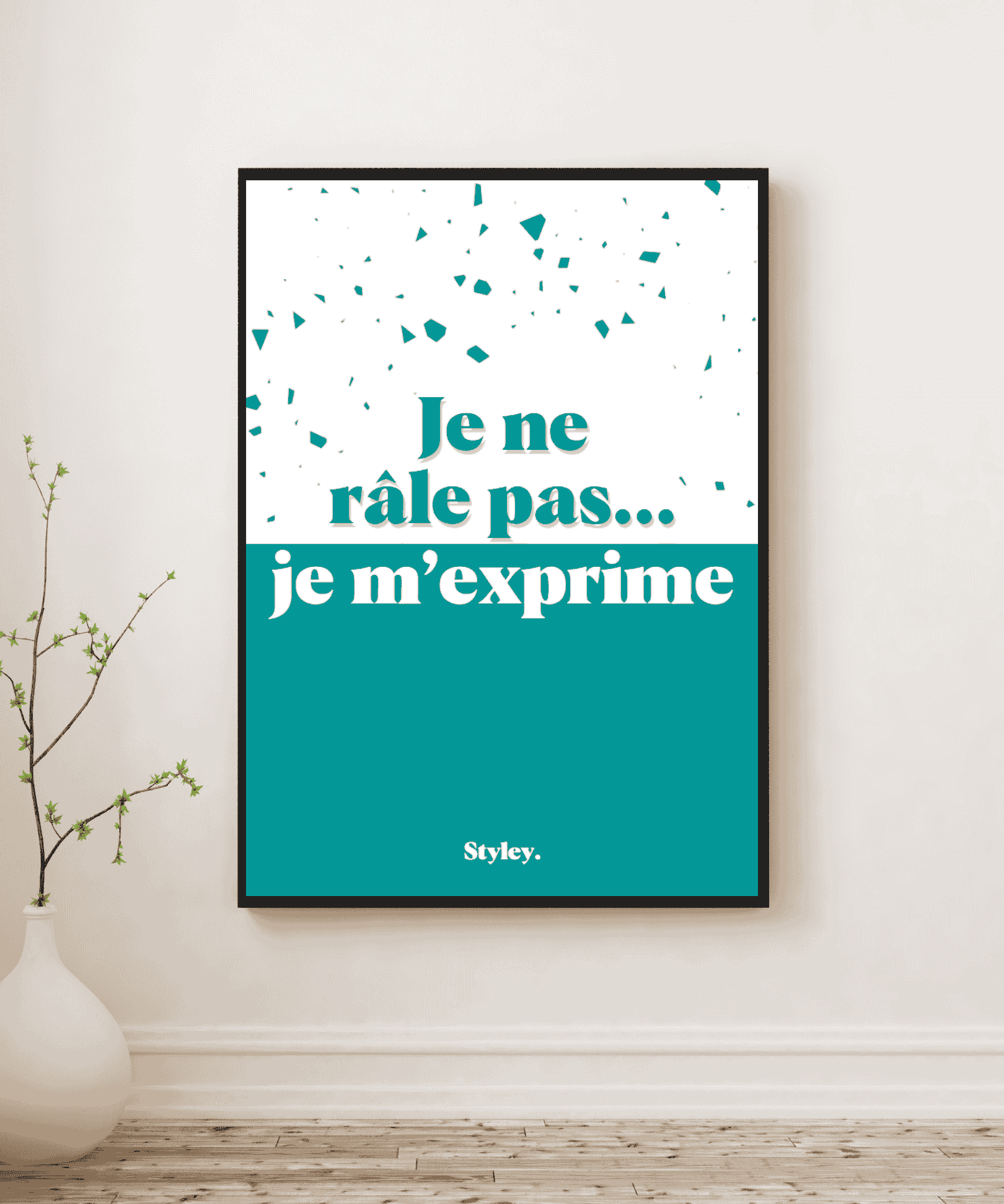Je ne râle pas, je m'exprime - Affiche