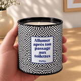 Labyrinthe - Bougie Personnalisable