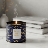 La vie est belle - Bougie Parfumée finition gold
