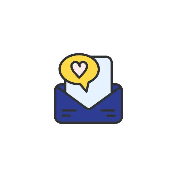 Ecrire un message cadeau