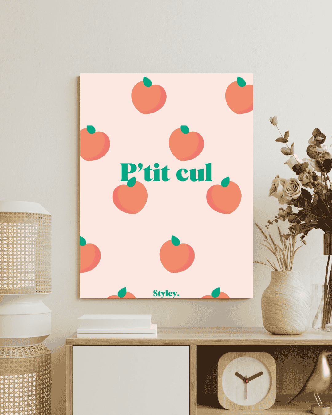 P'tit cul - Affiche Affiche avec cadre