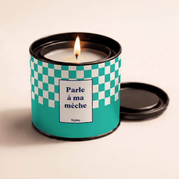 Parle à ma mèche - Bougie Parfumée - présentation