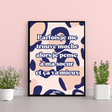 Sœur moche - Affiche