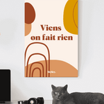 Viens on fait rien - Affiche