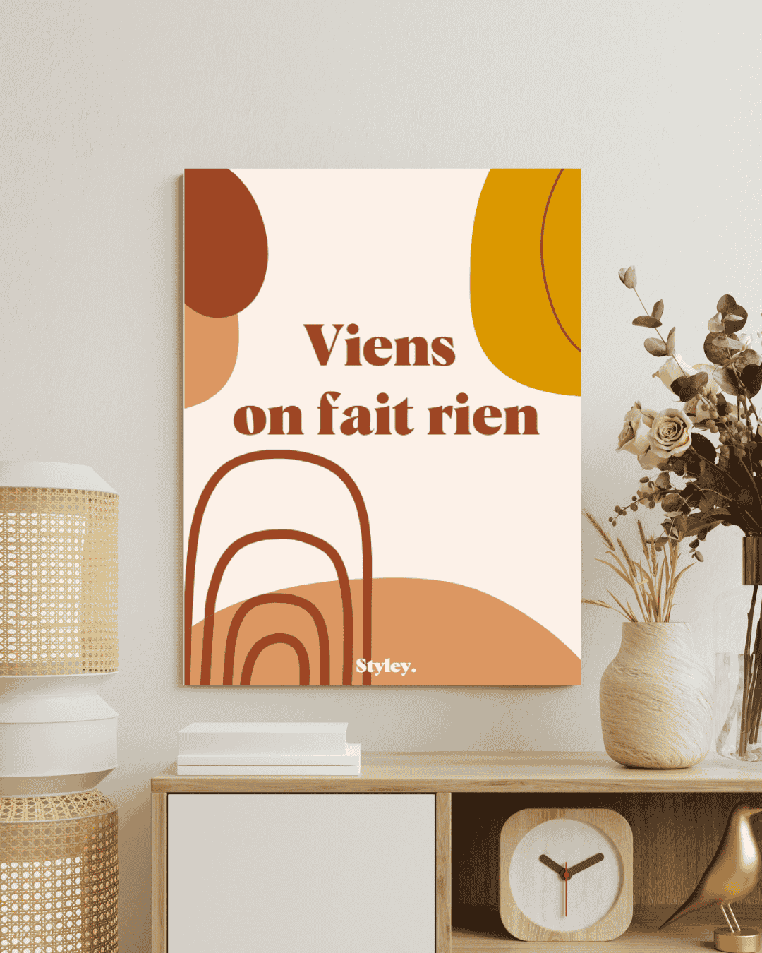 Viens on fait rien - Affiche Affiche seule