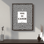Vive le Catch - Affiche Affiche avec cadre