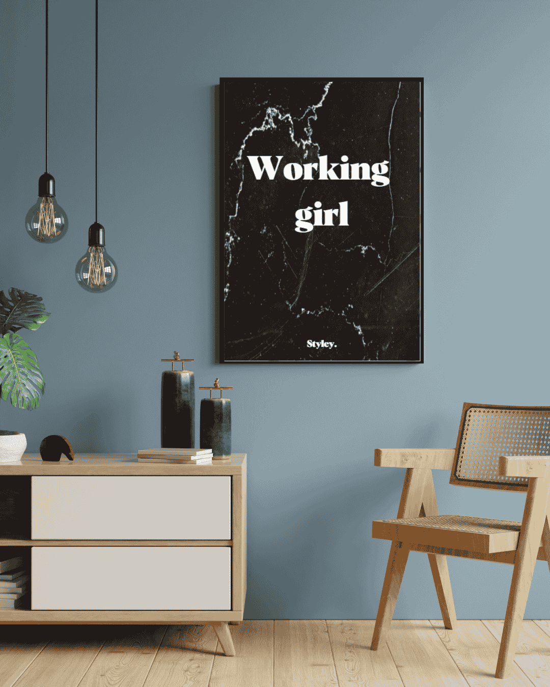 Working girl - Affiche