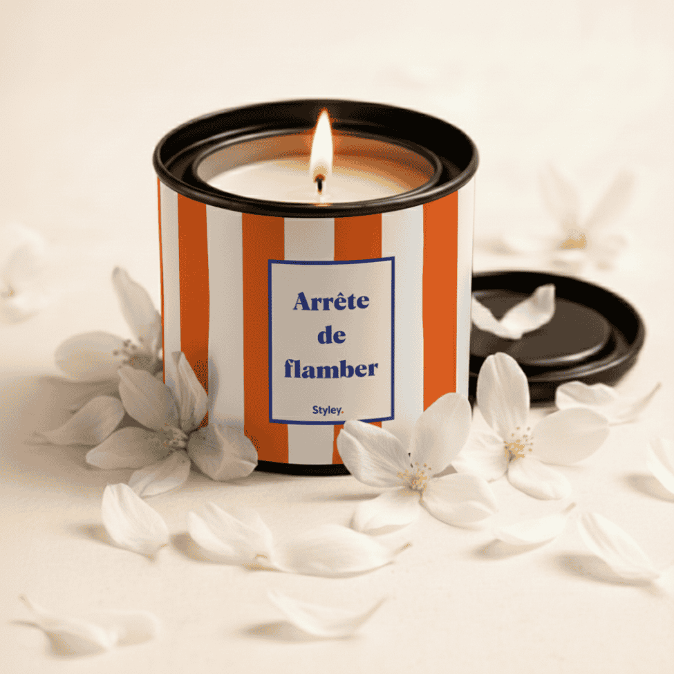 Arrête de flamber - Bougie Parfumée
