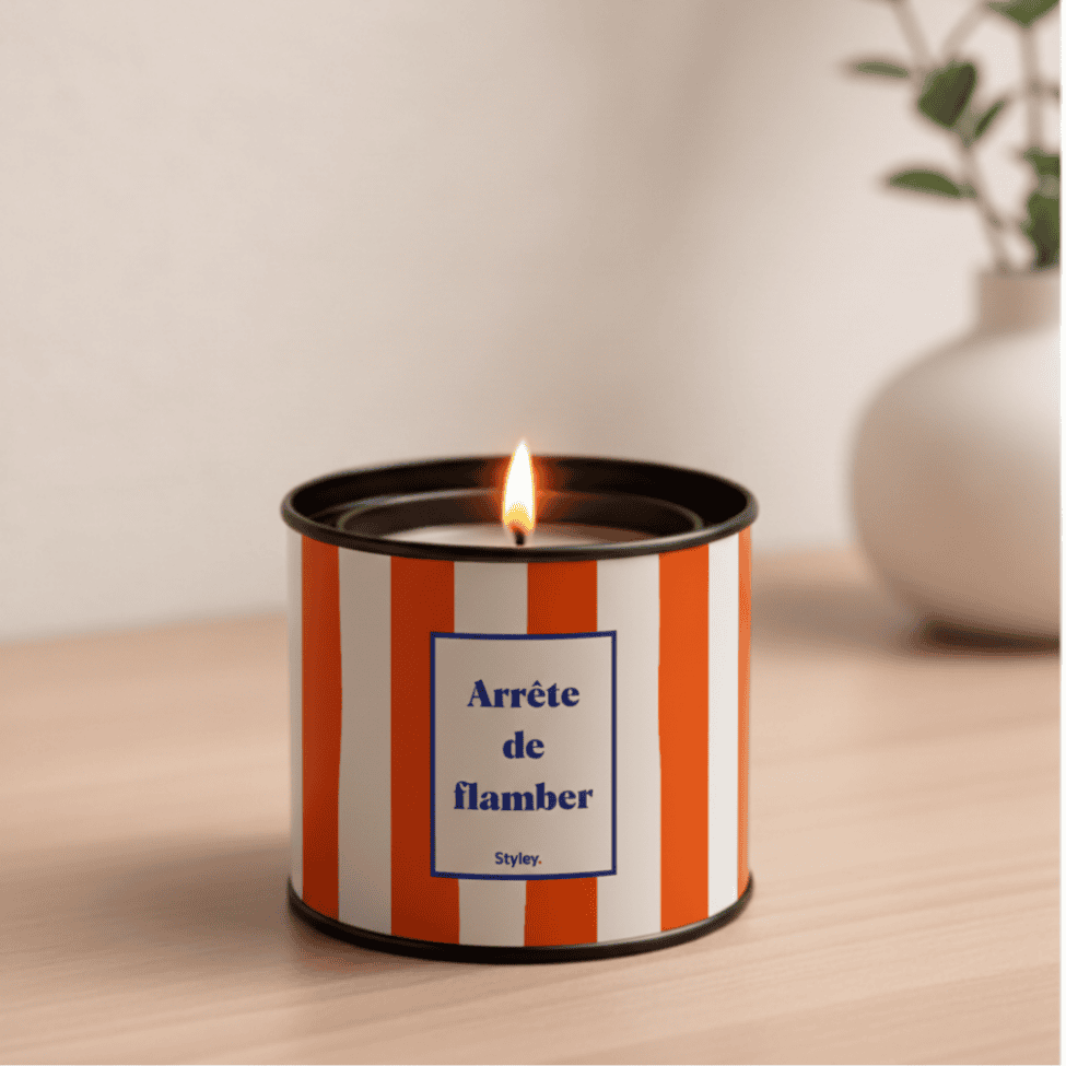 Arrête de flamber - Bougie Parfumée