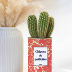 chieuse de paillettes - petit cactus